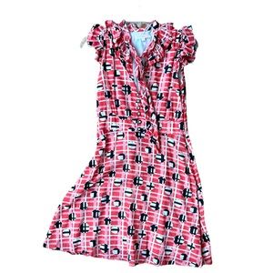 Y2K Betsey Johnson cotton mod dot dress size 4